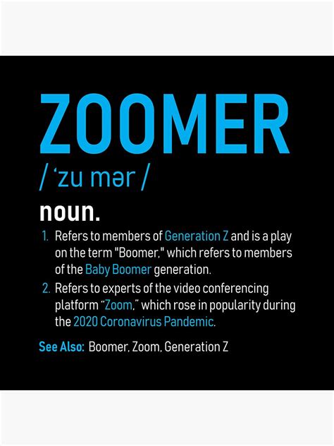 Définition de zoomer 